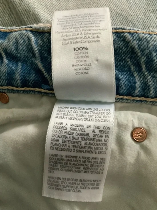 MOTHER SUPERIOR Jeans High-Waisted Tunnel Vision Sneak Other Side Blue Size 28 - Picture 10 of 13